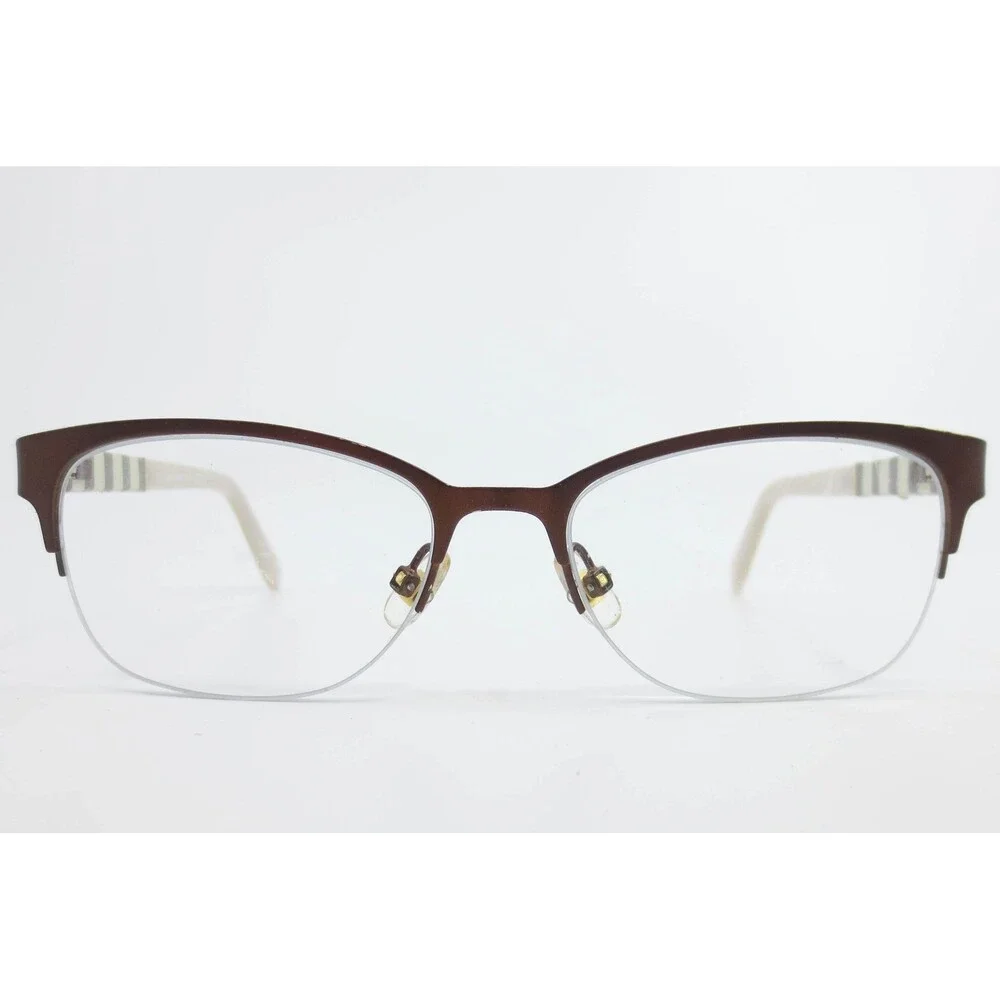 Kate Spade New York Valary W94 Brown Striped Cat Eye Eyeglasses Frames 51-16-135